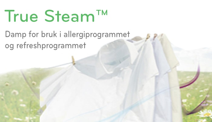 Damp til allergiprogrammer og rask oppfrisking